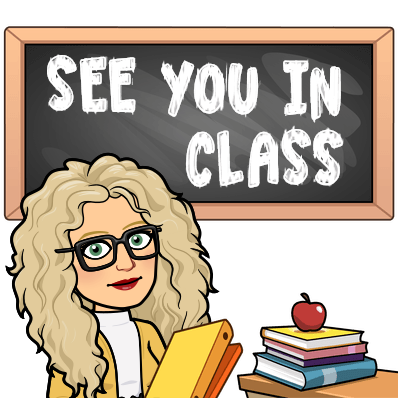Bitmoji saying see you in class. Bitmoji saying see you in class.